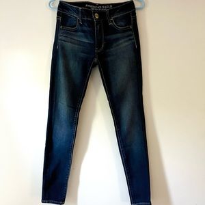 Women’s American Eagle Blue Jeggings Size 2 Short